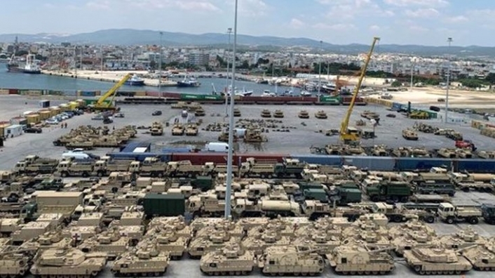 ABD, Türkiye'ye 40km Uzaklıktaki Yunanistan'ın Ait Dedeağaç Limanı'na Yığınak Yapmaya Devam Ediyor