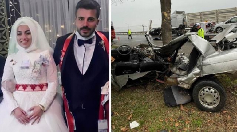 2 Yıl Önce Evlenen Genç Çift Kazada Yaşamını Yitirdi