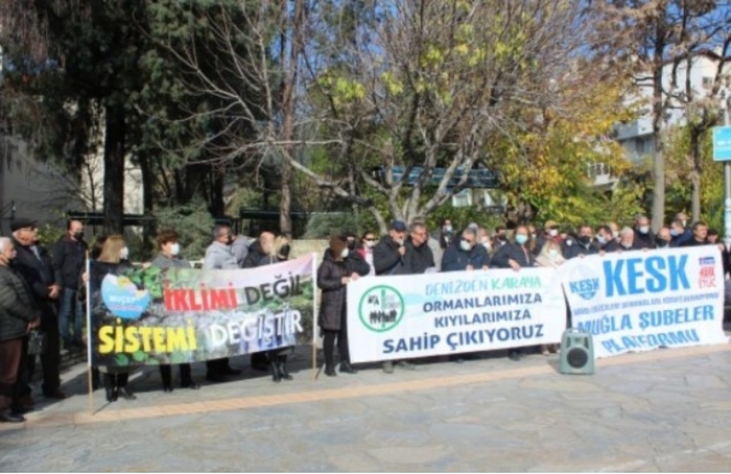 Doğa ve Yaşam Savunucuları Muğla'da Eylem Yaptı