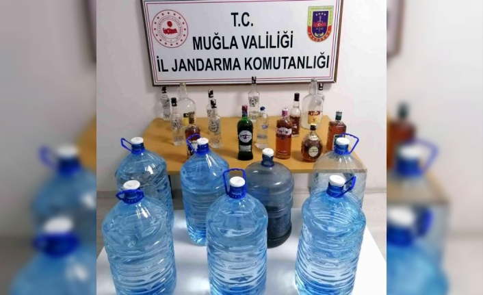 Muğla'da 280 Litre El Yapımı Kaçak Alkol Ele Geçirildi