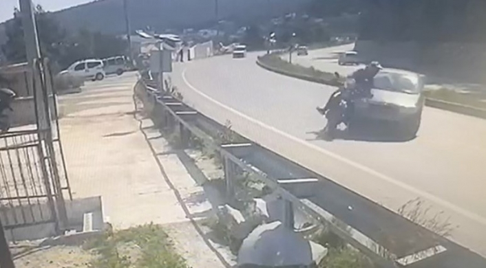 Bodrum'da Feci Kaza: Otomobille Motosiklet Çarpıştı!