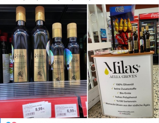 Milas Zeytinyağı, Almanya'da Süpermarketlerde Satılıyor!
