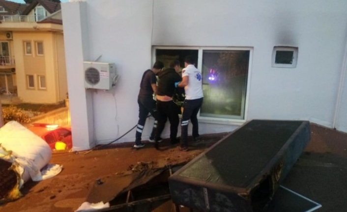 Fethiye'de Alkollü Müşteri Otel Odasını Yaktı
