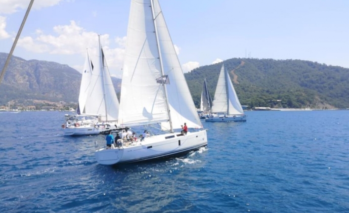 Fethiye'deki Tekneler Atatürk Anısına Yarışıyor