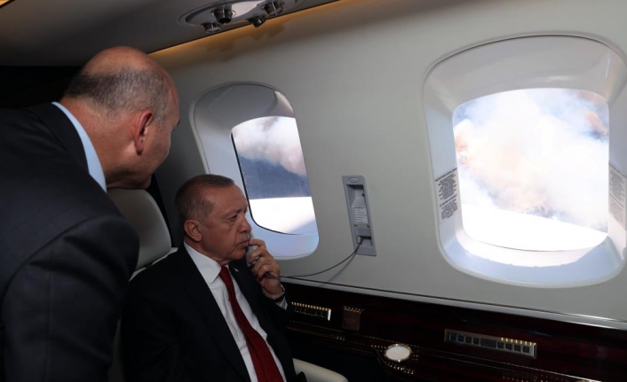 Cumhurbaşkanı Erdoğan, Marmaris'te İncelemelerde Bulundu