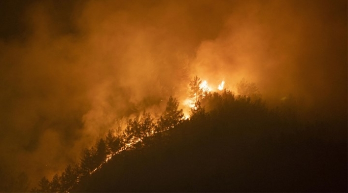 Marmaris'te Orman Yangını 3. Günde Sürüyor